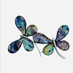 DOUBLE DRAGONFLY BROOCH